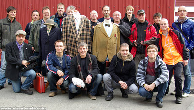 Gruppenfoto vor dem Nordisk Film Studio