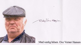 Ove Verner Hansen - Autogramm von 2006