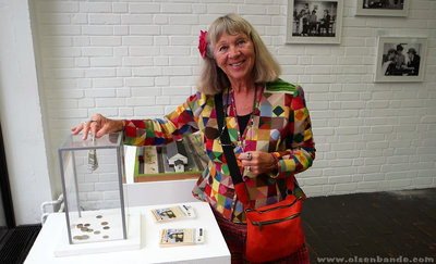 Lotte Dandanell unterstützt die Aktion zur Rettung des Olsenbanden-Stellwerks.