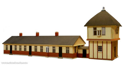 Stellwerk mit Seitengebäude (Foto: Epokemodeller)