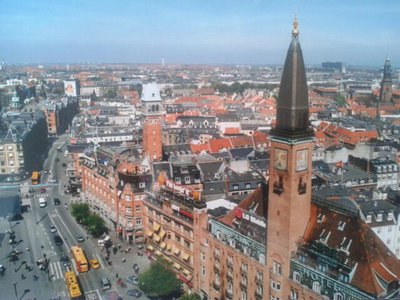 Blick vom Rathausturm Kopenhagen 2007