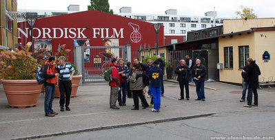 Treff zur Führung in den Nordisk Film Studios in Valby