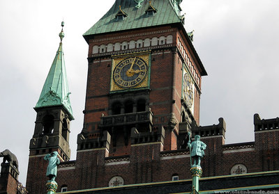 Rathausturm in Kopenhagen 2003